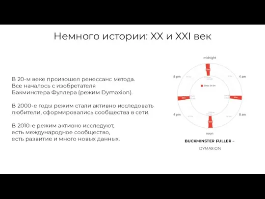 Немного истории: XX и XXI век В 20-м веке произошел ренессанс метода.