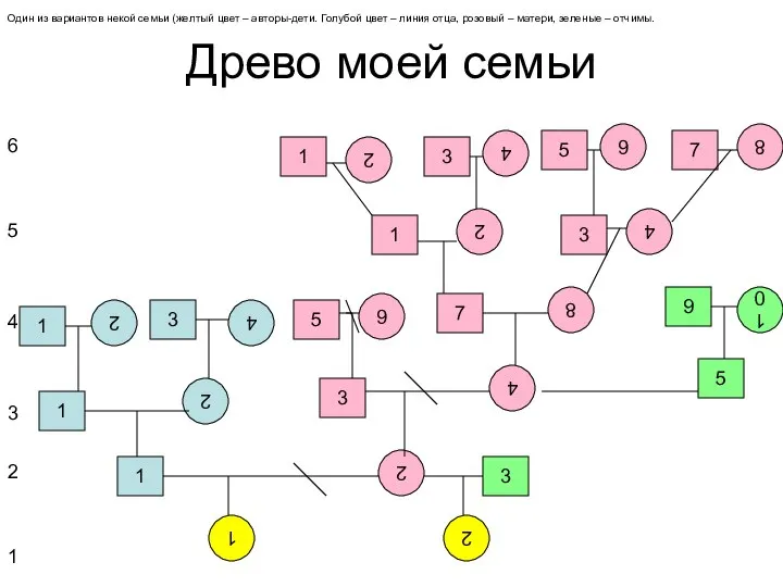 Древо моей семьи 7 5 3 1 3 1 9 7 5