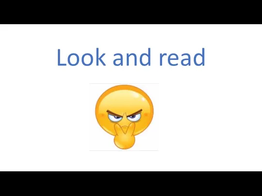 Look and read