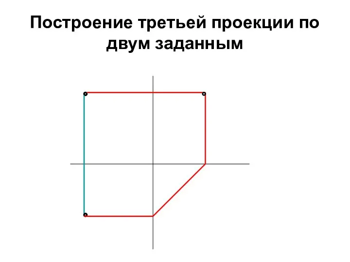 Построение третьей проекции по двум заданным