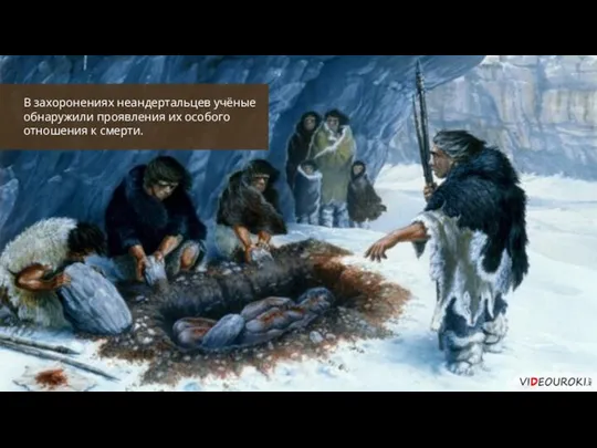 В захоронениях неандертальцев учёные обнаружили проявления их особого отношения к смерти.
