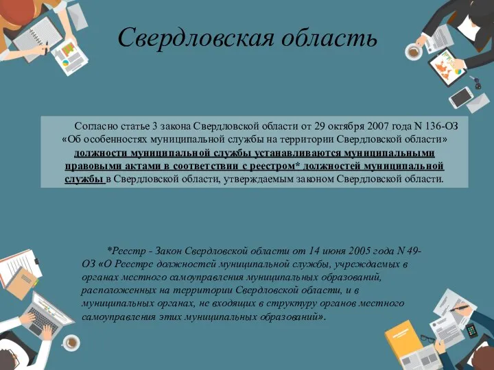 Свердловская область Согласно статье 3 закона Свердловской области от 29 октября 2007