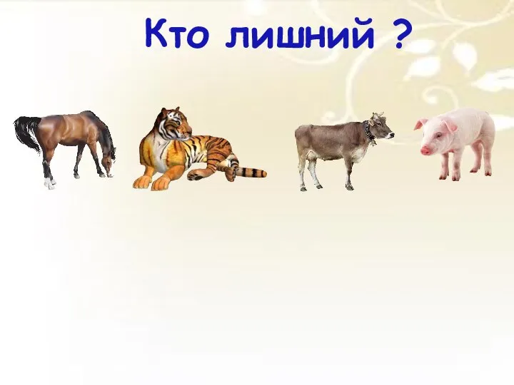 Кто лишний ?