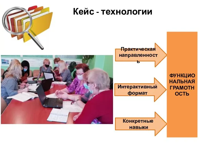 Кейс - технологии Практическая направленность Конкретные навыки Интерактивный формат ФУНКЦИОНАЛЬНАЯ ГРАМОТНОСТЬ