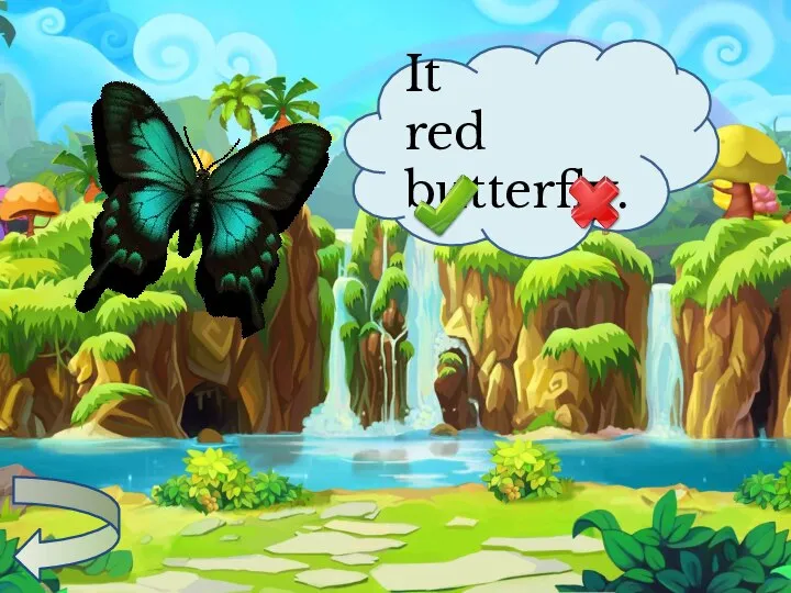It red butterfly.