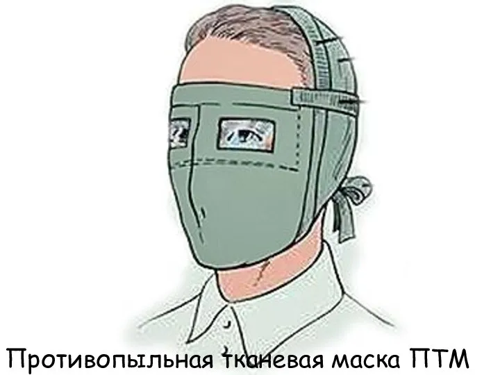 Противопыльная тканевая маска ПТМ