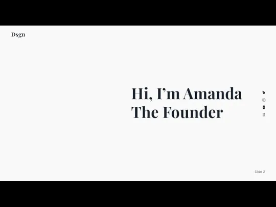 Hi, I’m Amanda The Founder