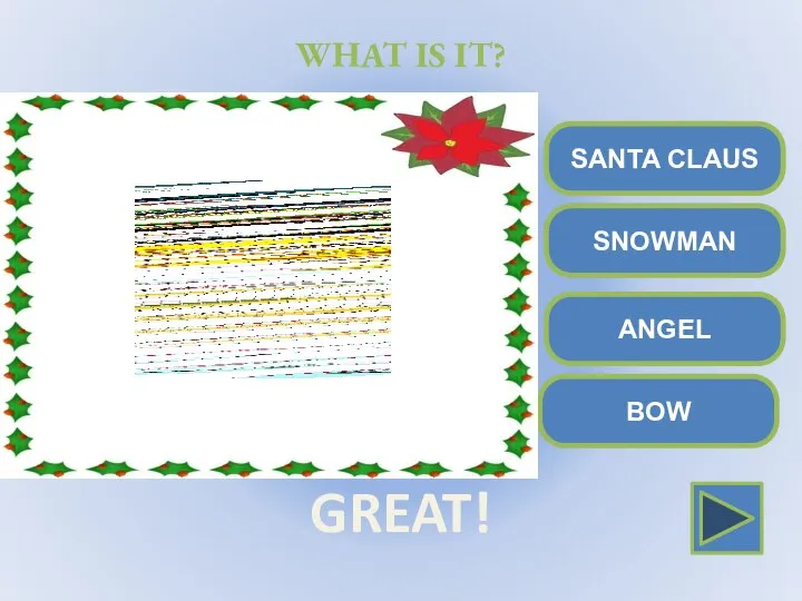 SANTA CLAUS SNOWMAN ANGEL BOW WHAT IS IT? GREAT!