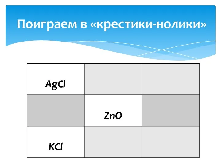 Поиграем в «крестики-нолики»