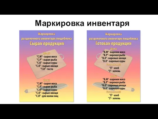 Маркировка инвентаря