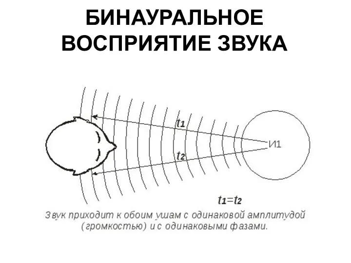 БИНАУРАЛЬНОЕ ВОСПРИЯТИЕ ЗВУКА