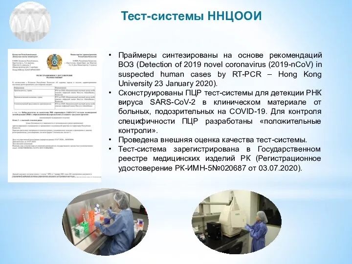 Праймеры синтезированы на основе рекомендаций ВОЗ (Detection of 2019 novel coronavirus (2019-nCoV)