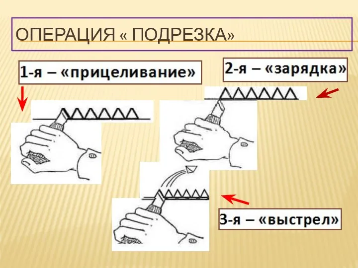 ОПЕРАЦИЯ « ПОДРЕЗКА»