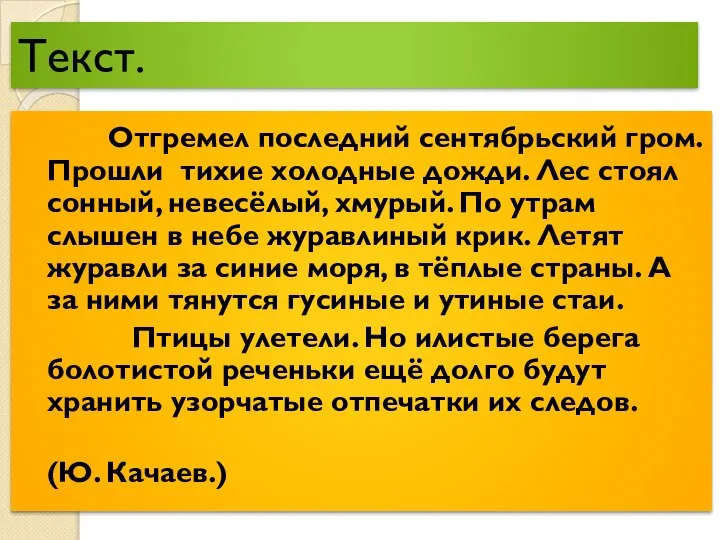 Отгремел последний сентябрьский гром. Прошли тихие холодные дожди. Лес стоял сонный, невесёлый,