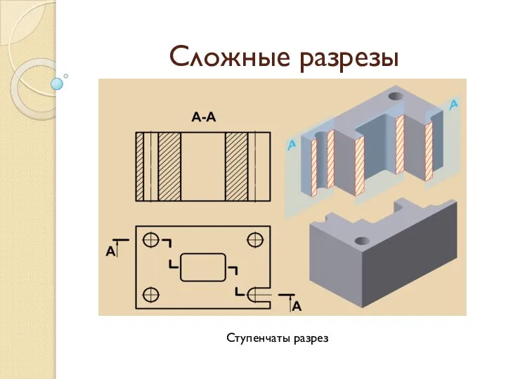 Сложные разрезы Ступенчаты разрез