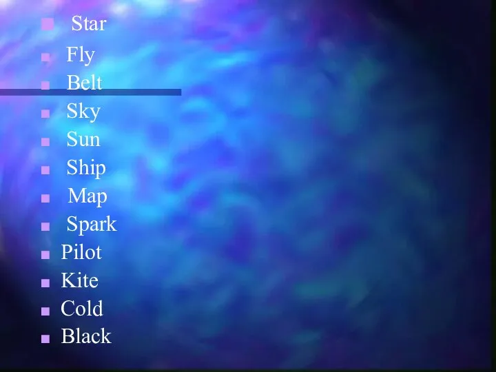 Star Fly Belt Sky Sun Ship Map Spark Pilot Kite Cold Black