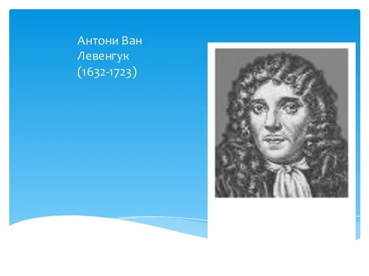 Антони Ван Левенгук (1632-1723)