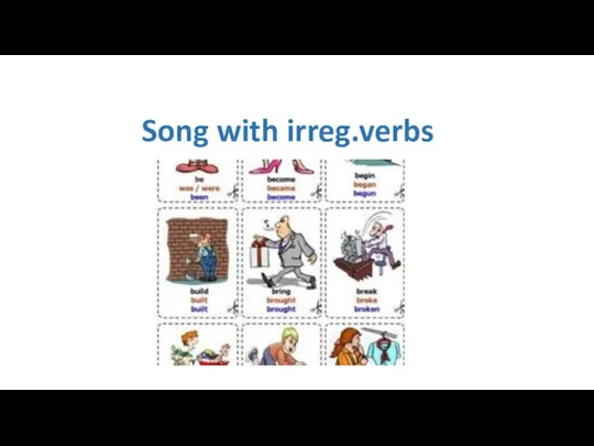 Song with irreg.verbs