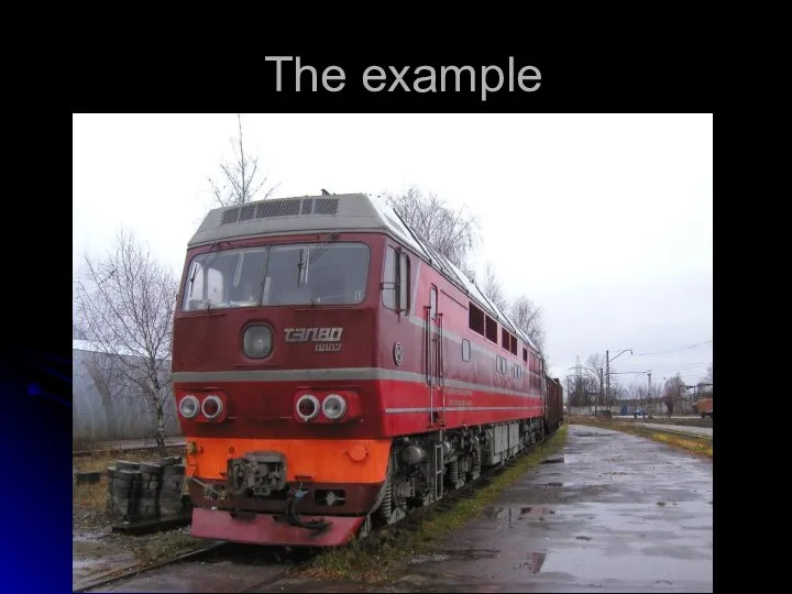 The example