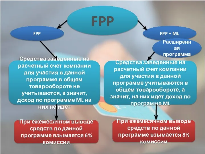 FPP При ежемесячном выводе средств по данной программе взымается 6% комиссии FPP