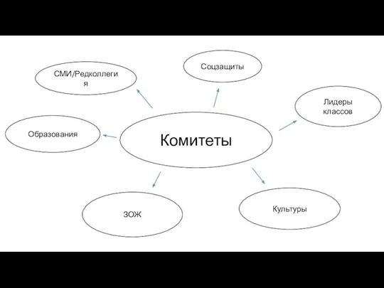 СМИ/Редколлегия Комитеты Образования Культуры ЗОЖ Лидеры классов Соцзащиты