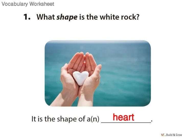 heart Vocabulary Worksheet