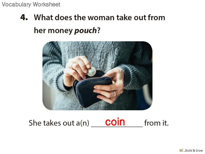 coin Vocabulary Worksheet