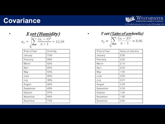 Covariance