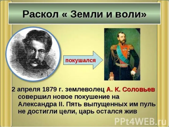 Общественное движение в годы правления Александра II