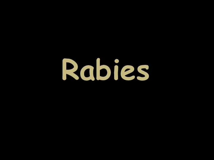 Rabies