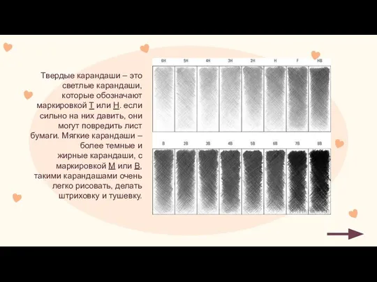 Твердые карандаши – это светлые карандаши, которые обозначают маркировкой Т или Н.