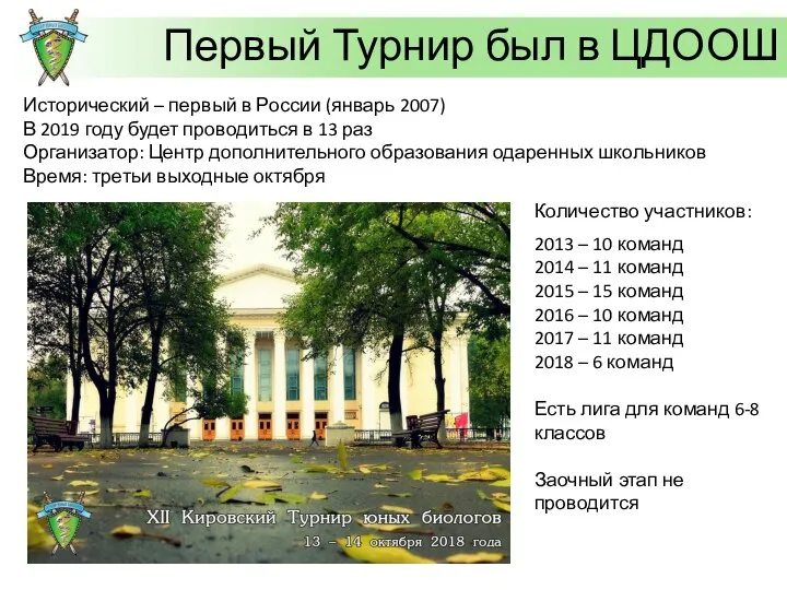 Исторический – первый в России (январь 2007) В 2019 году будет проводиться