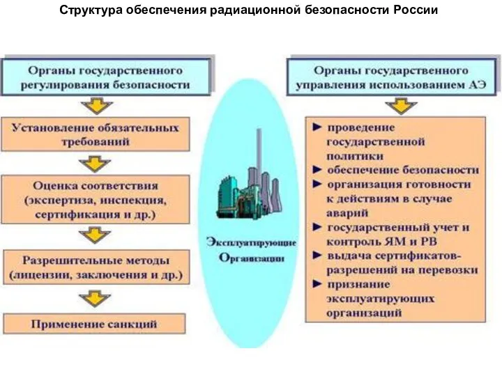 Структура обеспечения радиационной безопасности России