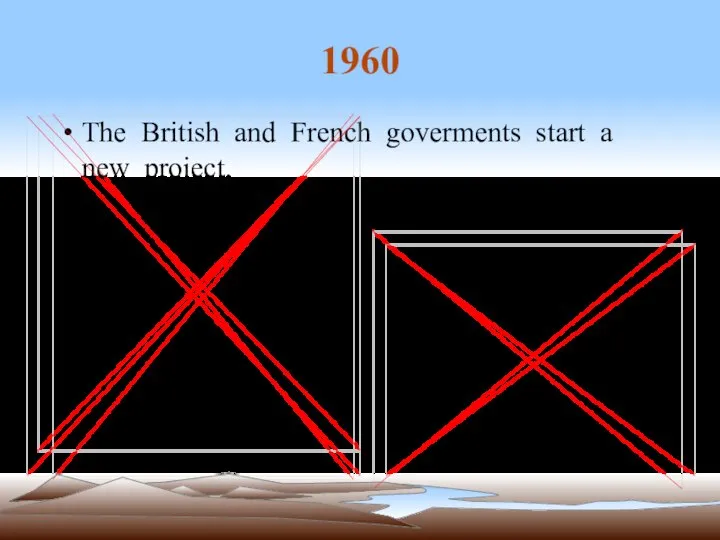 1960 The British and French goverments start a new project.