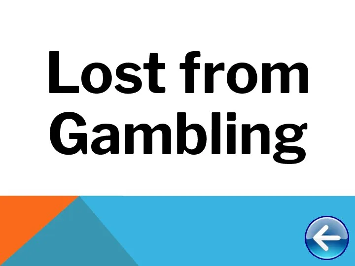 Lost from Gambling