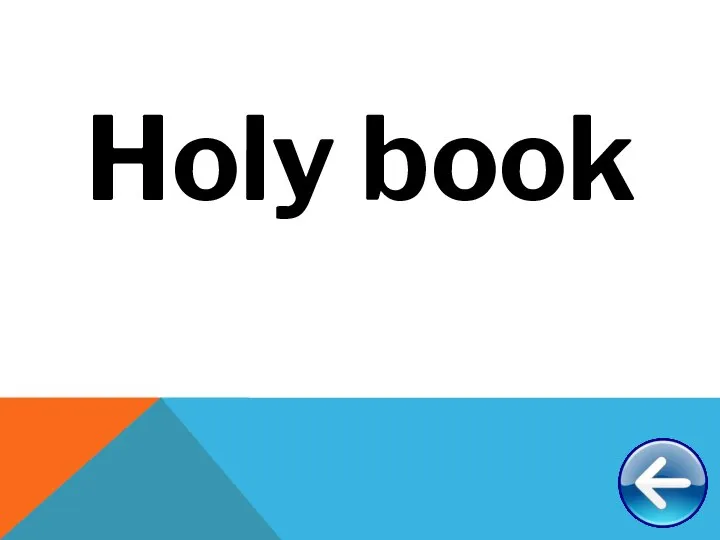 Holy book