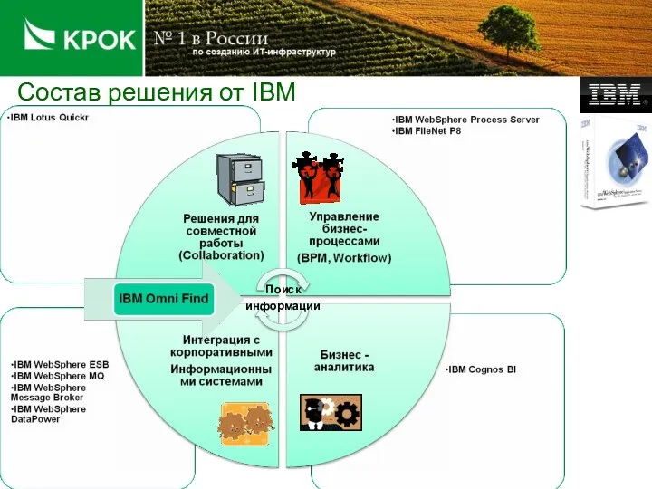 Состав решения от IBM Поиск информации