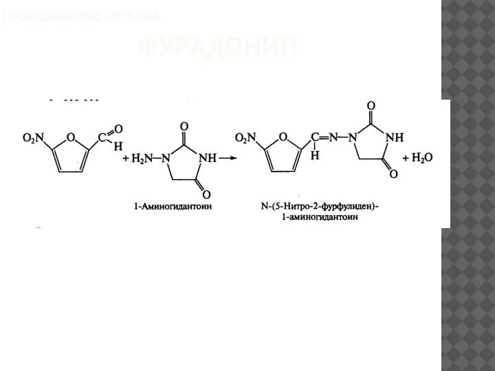 ФУРАДОНИН ПРОИЗВОДНЫЕ ФУРАНА