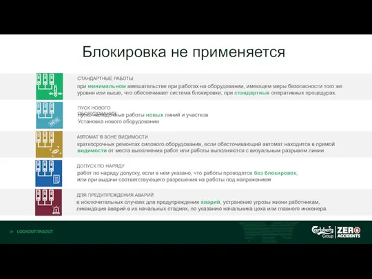 при минимальном вмешательстве при работах на оборудовании, имеющем меры безопасности того же