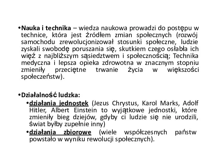 Nauka i technika – wiedza naukowa prowadzi do postępu w technice, która