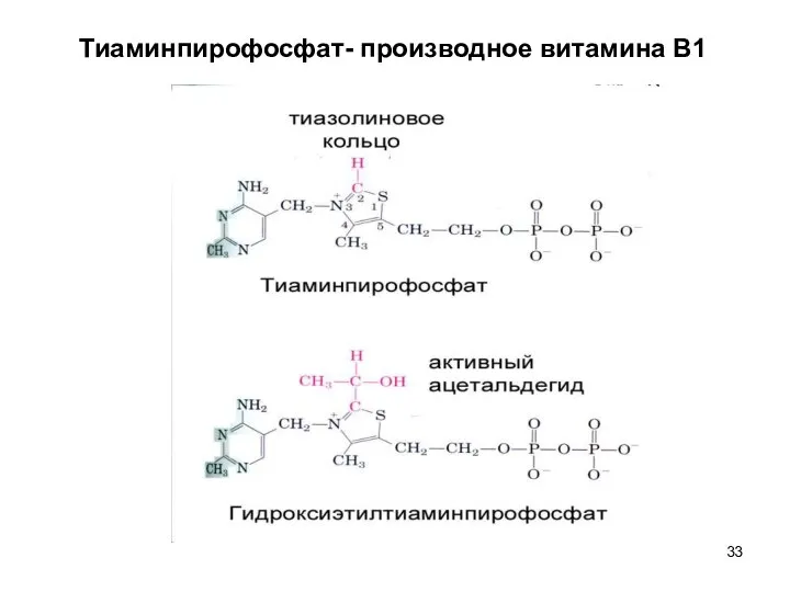 Тиаминпирофосфат- производное витамина В1