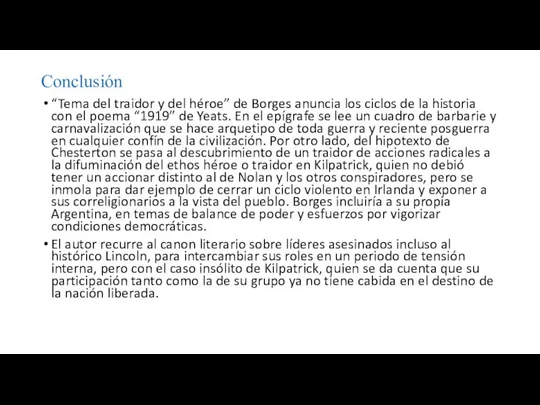 Conclusión “Tema del traidor y del héroe” de Borges anuncia los ciclos