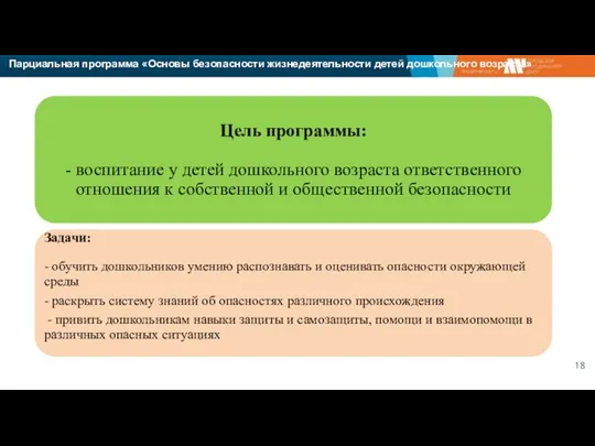 Парциальная программа «Основы безопасности жизнедеятельности детей дошкольного возраста»