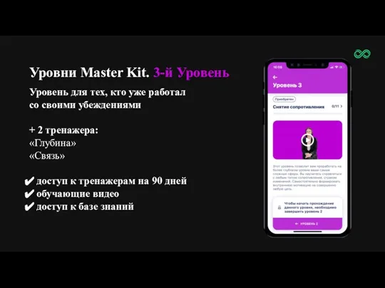 Уровни Master Kit. 3-й Уровень Уровень для тех, кто уже работал со