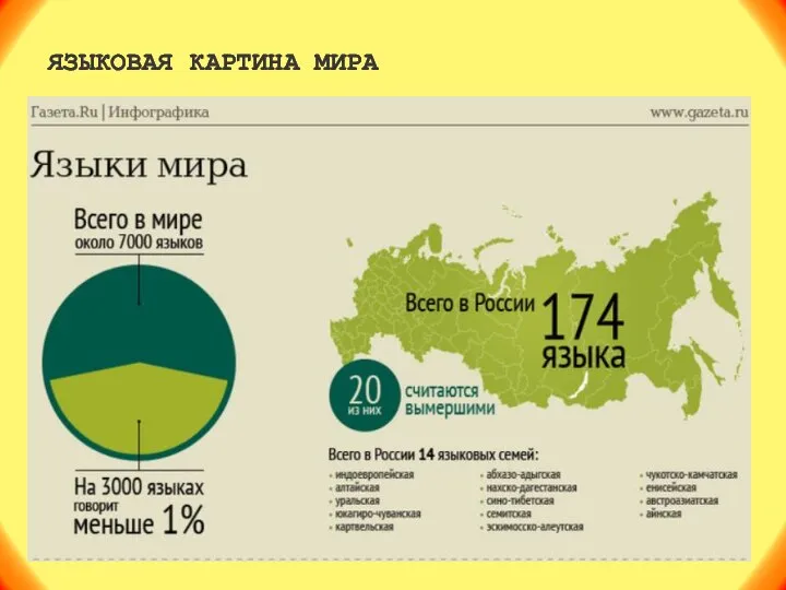 ЯЗЫКОВАЯ КАРТИНА МИРА