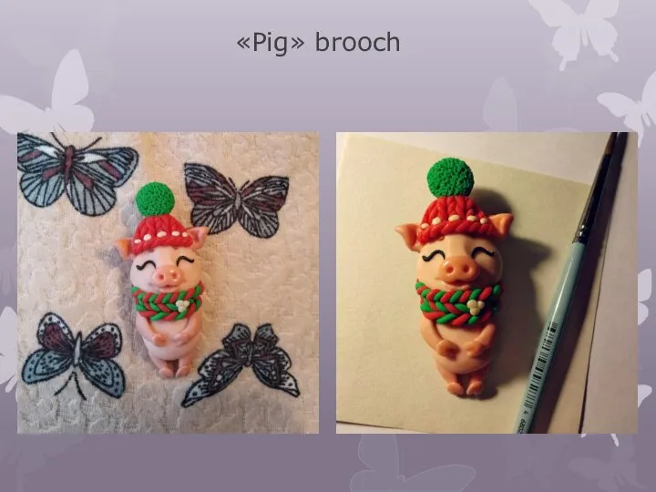 «Pig» brooch