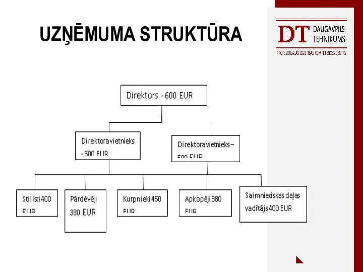 UZŅĒMUMA STRUKTŪRA