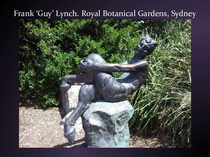 Frank ‘Guy’ Lynch. Royal Botanical Gardens, Sydney