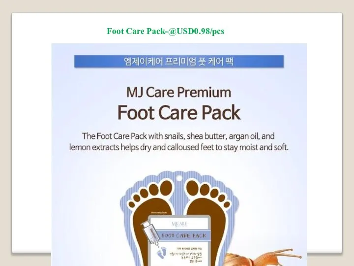 Foot Care Pack-@USD0.98/pcs