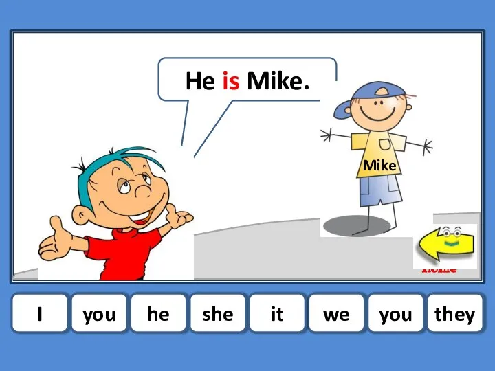 I you he she we you they it home Mike